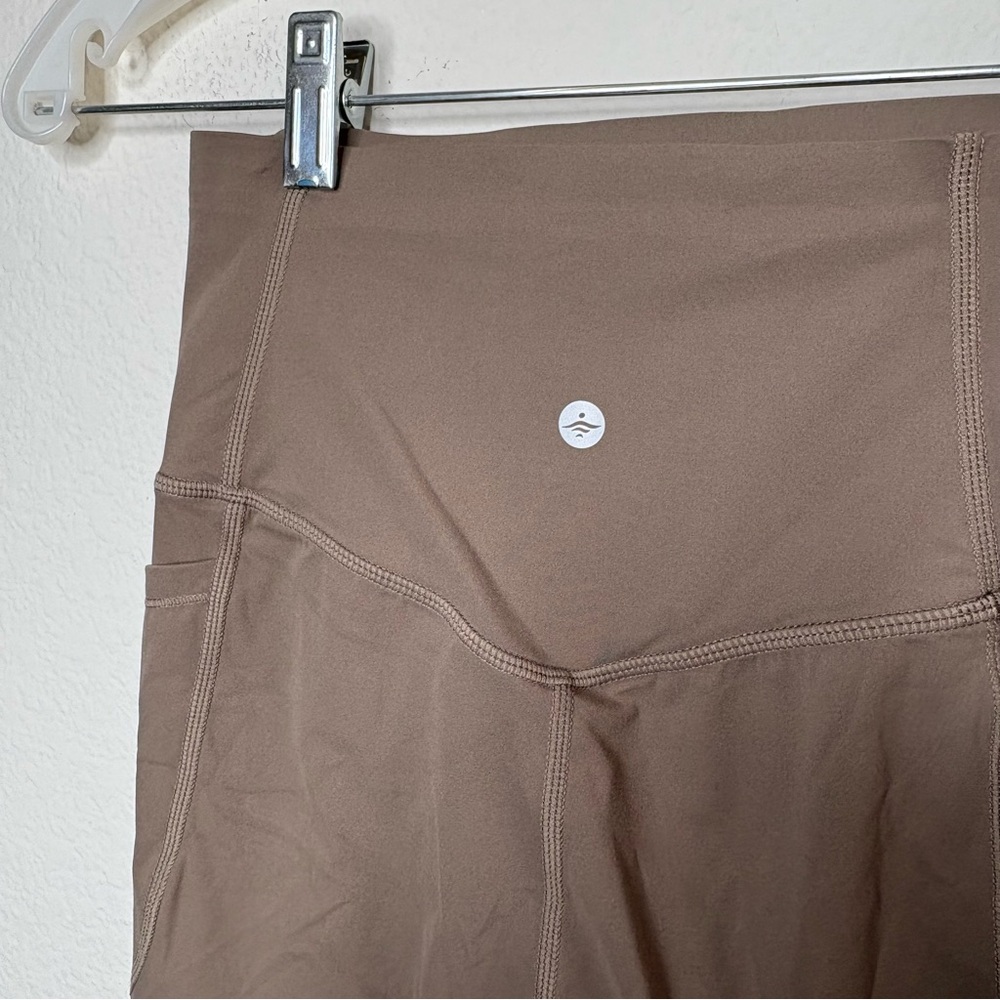 NWOT Halara tan biker shorts - Picture 9 of 11